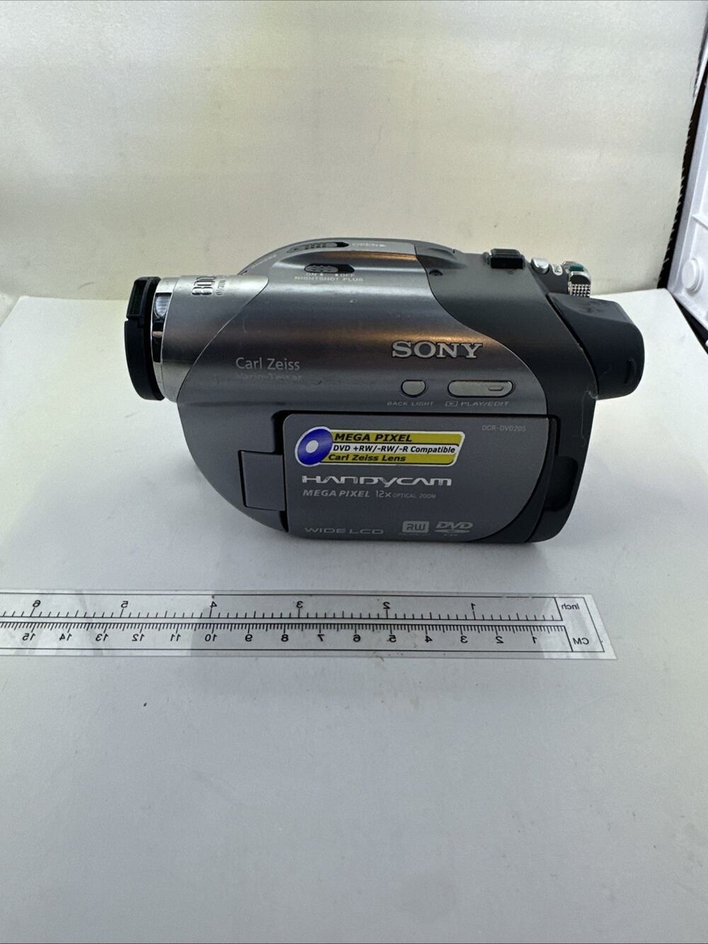 Sony Handycam DCR-DVD205E Handheld DVD Camcorder Silver Camera